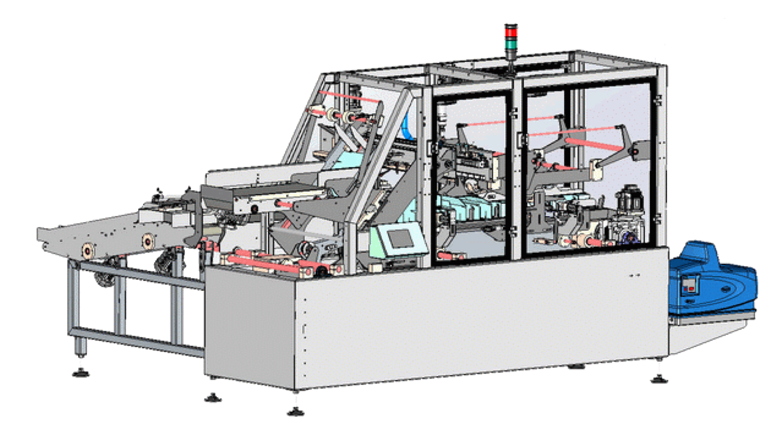 Fully automated Wrap Around Packer